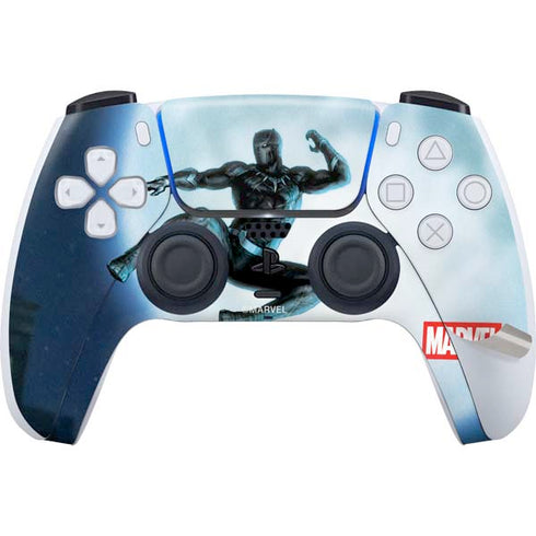 Marvel Black Panther Jumping Through Air PS5 Pro Disk Bundle  Skin